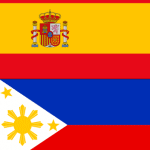Spanish Filipino flags