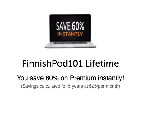 60% Off FinnishPod101 Promo