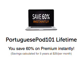 PortuguesePod101 Coupon 60 Screenshot