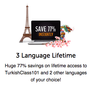 TurkishClass101 Coupon 77